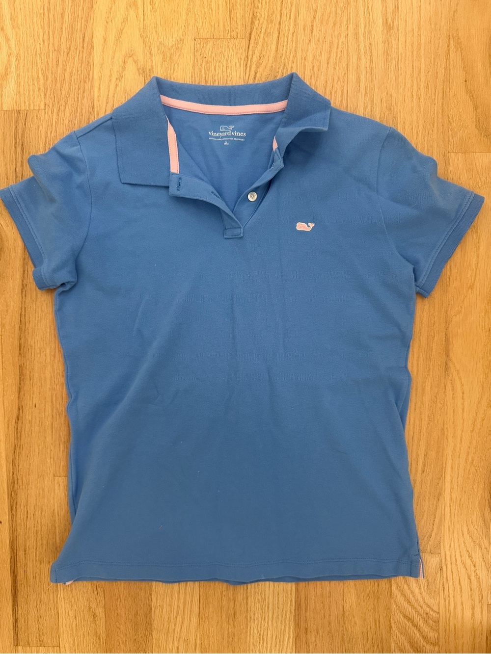Vineyard Vines Girls Blue Polo